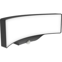 Voltman – Applique murale extérieure filaire avec détecteur de mouvement IP65 1400lm – Aluminium noir – Classe énergétique A+ – 13W – 3000K