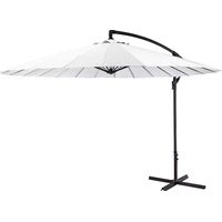Exzentrischer Sonnenschirm maximale Höhe 3m ø300cm Farbe: white