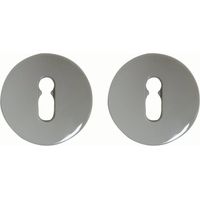 Par de rosas grises 67 NORMBAU cerradura Bocallave S80/TDC - 0247110 GRIS 67