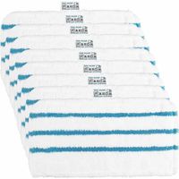 Paquete de 8 paños para mopas de vapor Black & Decker FSMP20. Mopa de vapor para Black Decker FSM1630, FSM1616, FSMH13E5, FSM1321, FSM1605, FSMH13151SM, DEBUNS.