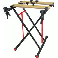 Brick – Établi modulable léger 78 cm – Hauteur réglable jusqu'à 100 cm – Serre-joint intégré pour maintien – Usage professionnel et polyvalent