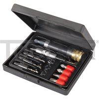 SILVERLINE 534741 KIT 11pz DI PREFORATURA/AVVITAMENTO A CAMBIO RAPIDO