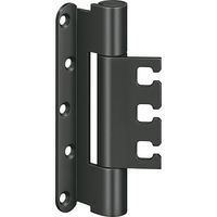 Simonswerk VX7939 Objektband (Türband) H 120mm für gefälzte Türen, Stahl schwarz