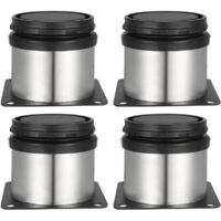 thickened furniture feet 50mm height table legs furniture feet, height adjustable 0-15mm- Crezuo
