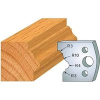 Jeu de 2 Fers Profilés Acier HT 40 x 4 mm - N°102 Baguette encadrement - Outil de menuiserie - Diamwood