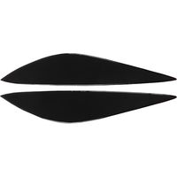 Baguette de garniture de phare, noir brillant, en plastique souple, résistante à la pression et aux rayures, adaptée aux pièces de rechange des modèles W204 de 2008 à 2011 (avant le restylage).