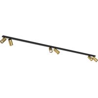 Plafonnier Nowodvorski MONO 7785 6xGU10 noir laiton