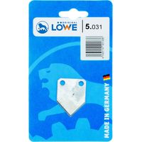 Original LÖWE Lama di ricambio 5.031, lama triangolare – 1 lama affilata per forbici industriali originali LÖWE, 5.504, per tagli precisi ad angolo retto di tubi corrugati, tubi in gomma, tubi per