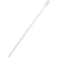 Fascette 2,5x100 100 pz bianco - electraline