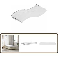 Matelas en mousse moyennement doux 70x200 cm - Matelas Mousse - Matelas Pas Cher - Matelas Petit Lit - Literie Bon Marché - Sommeil Confortable