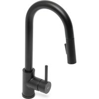 Mitigeur d'évier SAT bras articulé noir mat SATBSD289KC