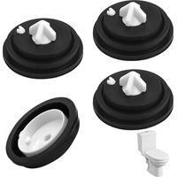 4 Pièces Joint Chasse D'eau Wc,Joint Chasse D'eau,Membrane Chasse D'eau,Joint Flotteur Chasse D'eau Wc,Joint Wc, Pour L'entretien Des Chasses D'eau Des Toilettes,Flotteur Chasse D'eau