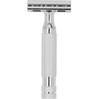 Kit de tondeuse à double tranchant pour hommes, en alliage de zinc, réutilisable, avec 2 têtes de rechange et 10 lames – Kit de soin haut de gamme pour une expérience optimale.