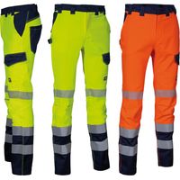 Pantaloni Alta Visibilita Cofra Guatire Stretch Giallo 52