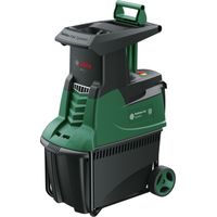Broyeur à turbine Bosch AXT 25 TC (2 500 W, adapté au bois et aux déchets durs de jardin, bac de collecte intégré 53 l, en carton)