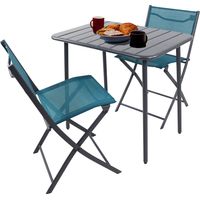3 piezas Bistroset Balcón Garden Sumila 79x80x55 - VCM