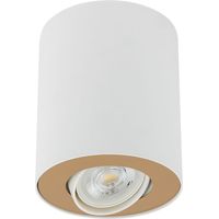 Spot Weiß Gold Flur 1xGU10 Wohnzimmer Leuchte MILENA