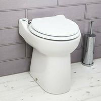 Saniflo Sanicompact Back To Wall Toilet Built-in Macerator Pump