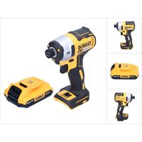 Dewalt – Clé à choc sans fil 18V 205Nm – Moteur Brushless – 1/4'' hexagonal – 1 batterie 2.0Ah – Pour applications intensives - DCF 887 N