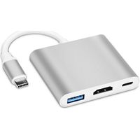 Adaptateur USB-C vers HDMI Adaptateur de convertisseur de port de charge USB C Hub USB C, ruban,BISBISOUS