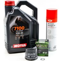 Kit Entretien Vidange Standard pour TRIUMPH Rocket 2300 III de 2004 à 2016 - MOTUL 7100 10W40 4L