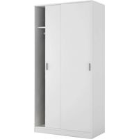 Guardaroba 2 Ante - Armadio Camera da Letto Bianco 50x200h cm