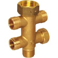 Flamco Distributeur quintuple DN15 Écrou-raccord G3/4 - 5 x G1/2 mâle, M1390440
