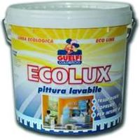IDROPITTURA LAVABILE TRASPIRANTE ECOLUX PER INTERNI - lt.2.5 bianca FERR 382779