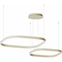 Lampadario moderno gea luce criseide s2d q fcrsv5q led verde salvia alluminio silicone