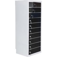 Casier Locker Noir 10 - Rangement & Chargement - pour ordinateurs portables et tablettes