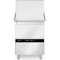 Lave-vaisselle à capot professionnel - commande électronique 750x880 mm - Hendi