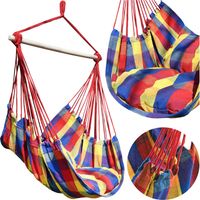 Hamac de jardin, chaise brésilienne, balancelle, fauteuil suspendu bohème + coussins