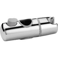 SUPPORTO SCORREVOLE IN ABS CROMATO PER ASTA D. 25 MM- Cromo- DAMAS- pezzi 1