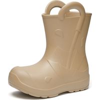Ladeheid x Camminare Gummistiefel Kinder aus ultraleichtem EVA wasserdicht rutschfest und bequem LA-CA-20 (Kamel,24/25 EU)