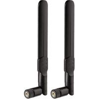 Pack de 2 antennes 4G LTE 8dBi – Connecteur mâle SMA – Omnidirectionnelle pour routeurs 4G – Compatible Orange SFR Bouygues Free - ZTE 4 G LTE