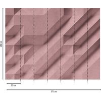 A.S. Creation Fototapete Livingwalls The Wall 382891 Ein Motiv pro Rolle 3.71 x 2.80 m 3D Optik Pink