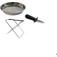 CMP Austernserviertablett Silber 34 cm