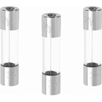 SICHERUNG GLAS FUS. RAP. DURCHMESSER 5MM-LÄNGE 20MM-3A-250V-3 STÜCK