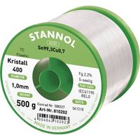 500 g de soudure sans plomb Flowtin TC 1mm Stannol S66254
