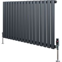 Gliederheizkörper mit TRV Chromventile, Horizontal,