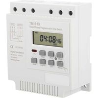 TM-163 triphasé 380V / 50-60Hz 16A commutateur de minuterie de Puissance de contrôle programmable hebdomadaire numérique Intelligent