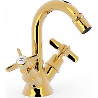TRES 24212201OR TRES CLASIC Grifo Bimando para Bidé Color Oro 24K - ref: 24212201OR