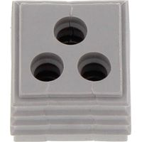 CONTA-CLIP KDS-DE 3X5-6 GR Dichtelement Thermoplastisches Elastomer Grau 10 St.