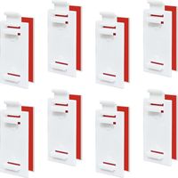 8 Pièces Supports de Stores Support Tringle Rideaux sans Percage,5.3 3.1cm Fixation Store sans Percage avec 8 Panneaux Arrière Autocollants pour Stores Salon Chambre et Cuisine