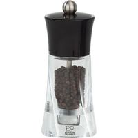 Peugeot Moulin à poivre Molène noir transparent 14 cm