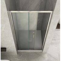 Porta Scorrevole Box Doccia per Nicchia Anta Vetro Opaco 6 mm - Misura Box Nicchia 120