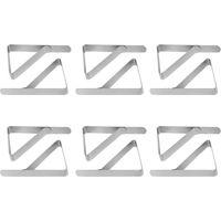 Pinces pour Nappes,12 Paquets Support de Nappe en Acier Inoxydable Pince de Couvercle de Table Pourmaison/Chapiteau/Mariage