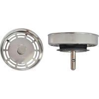 Cesta de acero inoxidable para desagüe de fregadero, diámetro 79 mm, 20 orificios