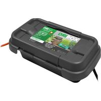 DriBox Small Black Weatherproof Connection Box | Outdoor Plug Lights