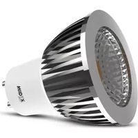 Ampoule LED GU10 Spot 6W 3000K Aluminium 75 Miidex Lighting®